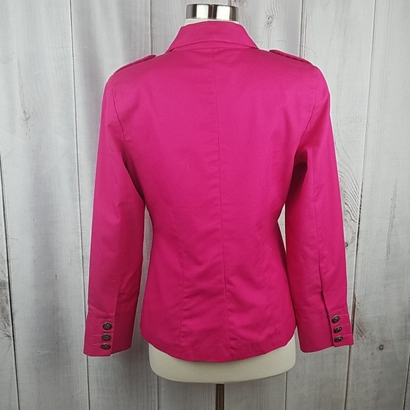 Twiggy LONDON Pink Military Style Blazer Jacket - Picture 2 of 4